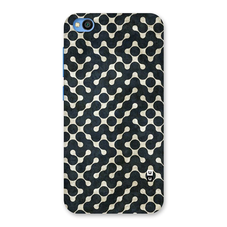 Black Maze Design Back Case for Redmi Go