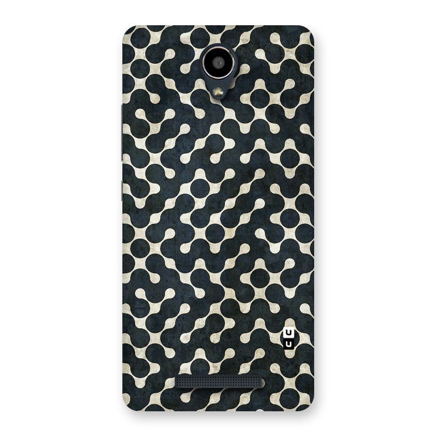 Black Maze Design Back Case for Redmi Note 2