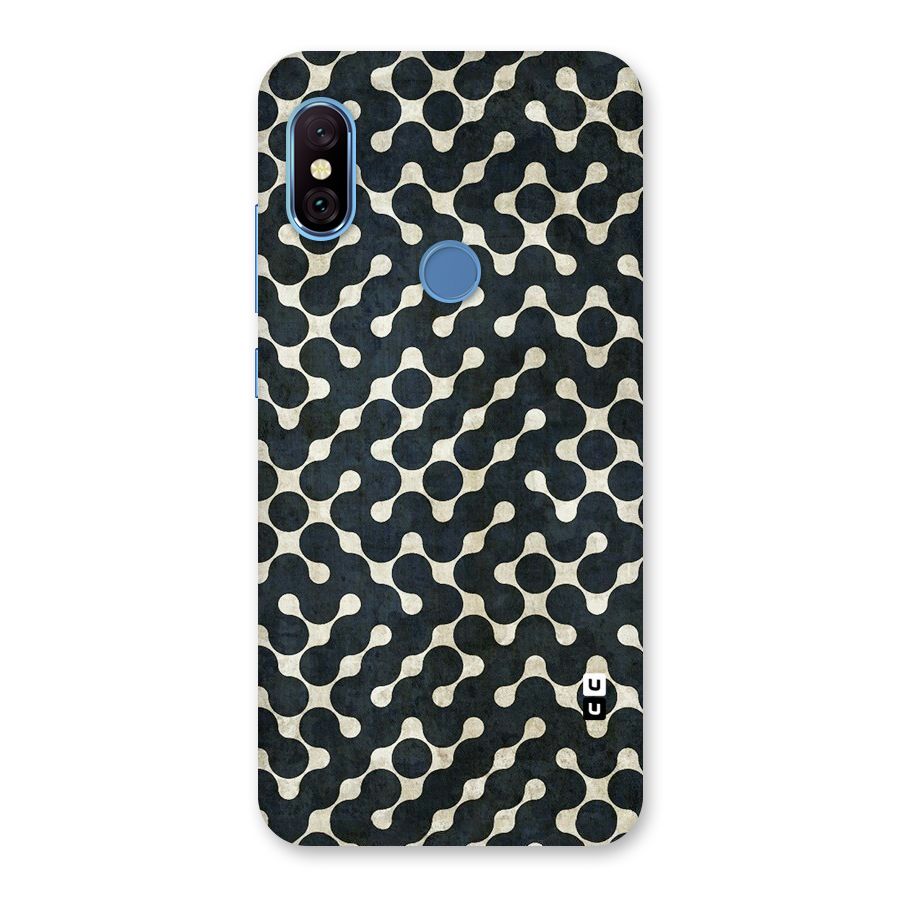 Black Maze Design Back Case for Redmi Note 6 Pro