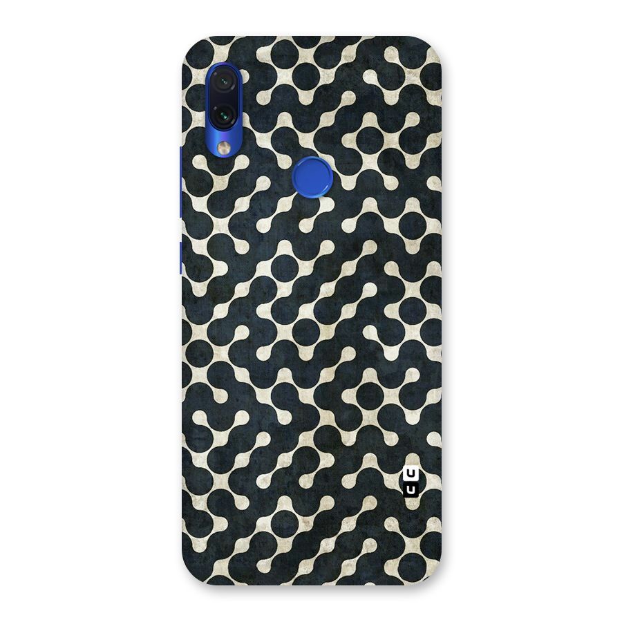 Black Maze Design Back Case for Redmi Note 7