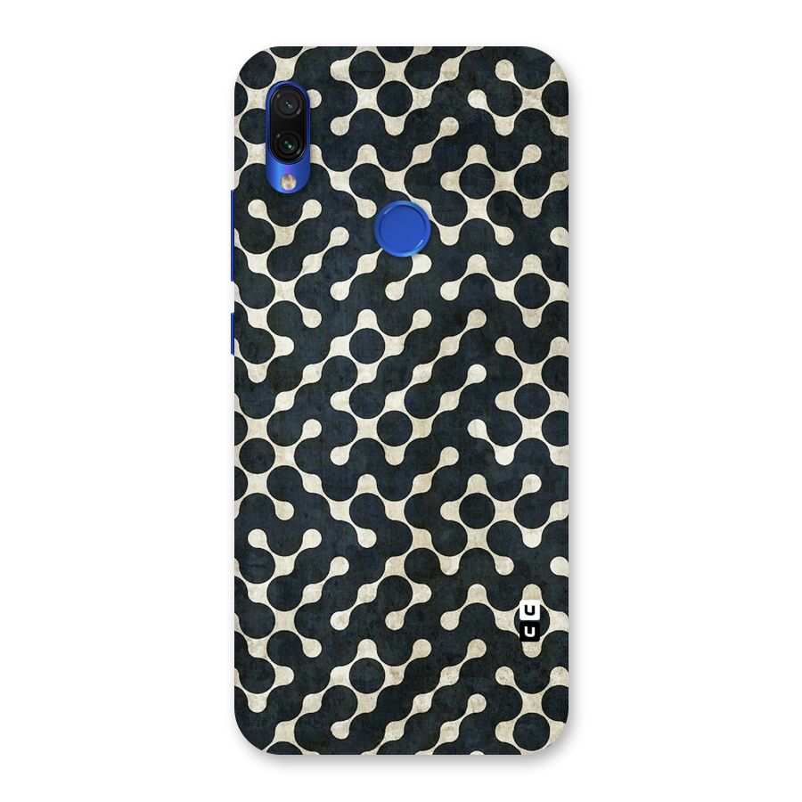 Black Maze Design Back Case for Redmi Note 7S