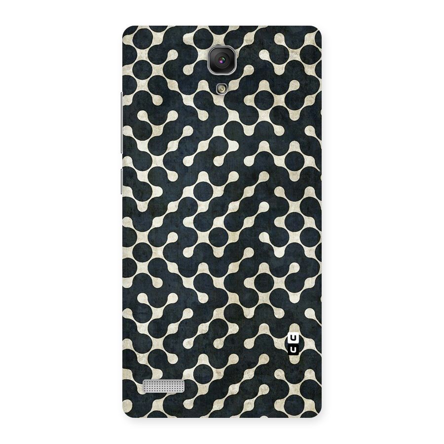Black Maze Design Back Case for Redmi Note Prime