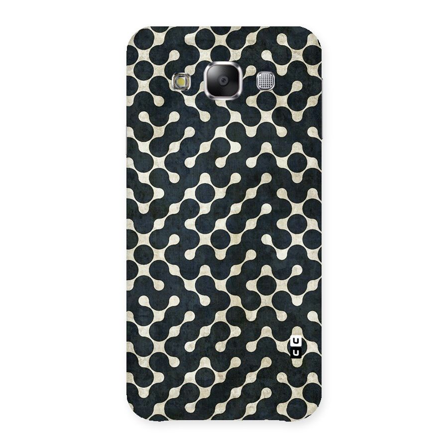 Black Maze Design Back Case for Samsung Galaxy E5