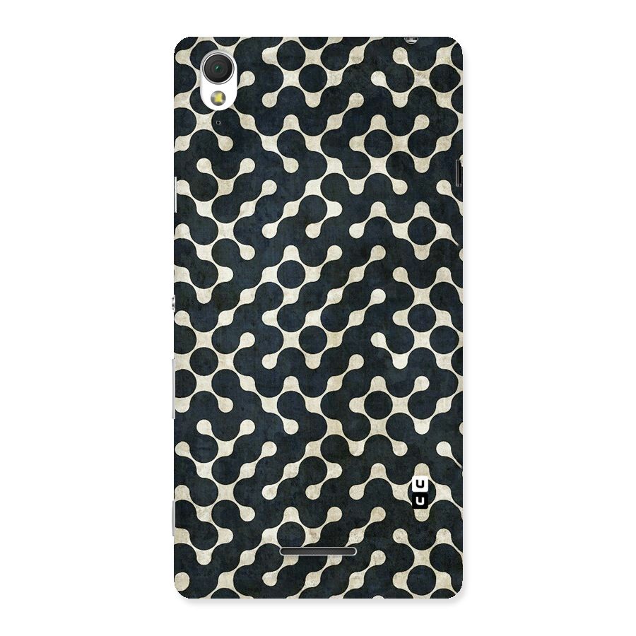 Black Maze Design Back Case for Sony Xperia T3