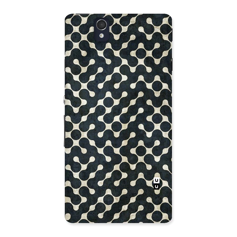 Black Maze Design Back Case for Sony Xperia Z