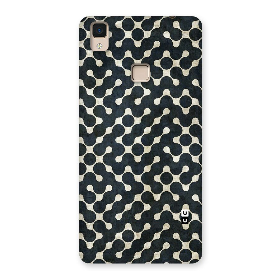 Black Maze Design Back Case for V3 Max