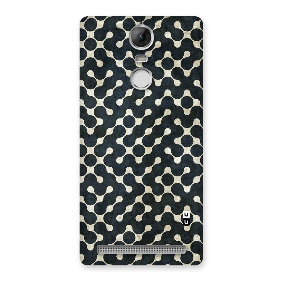 Black Maze Design Back Case for Vibe K5 Note