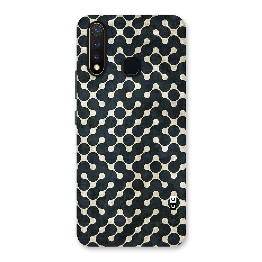 Black Maze Design Back Case for Vivo U20