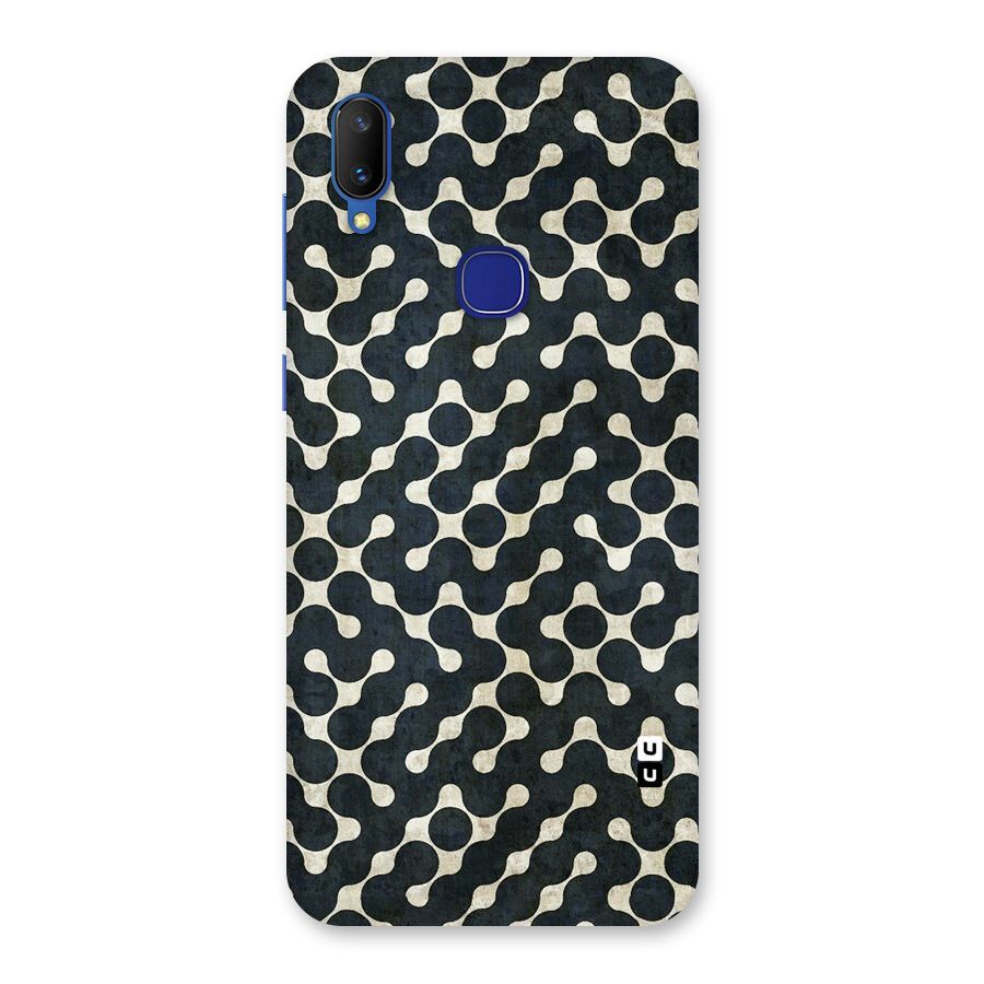 Black Maze Design Back Case for Vivo V11