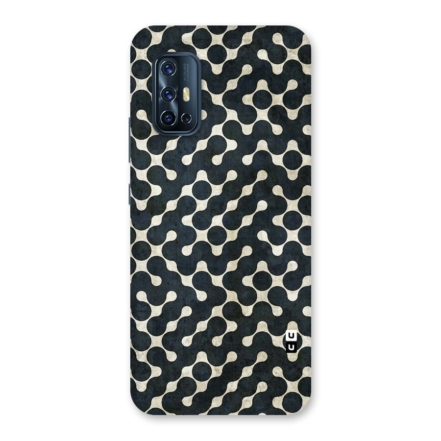 Black Maze Design Back Case for Vivo V17