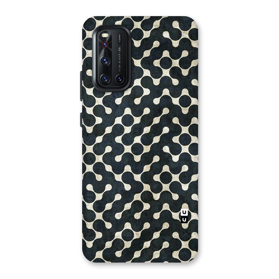 Black Maze Design Back Case for Vivo V19