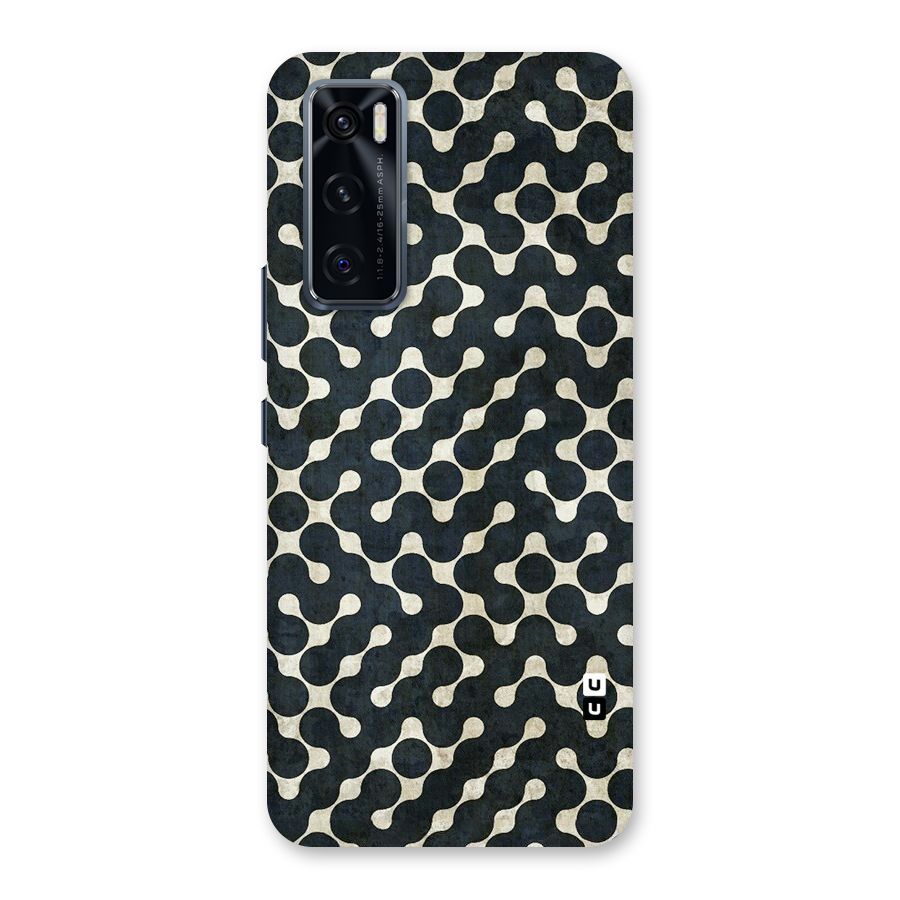 Black Maze Design Back Case for Vivo V20 SE