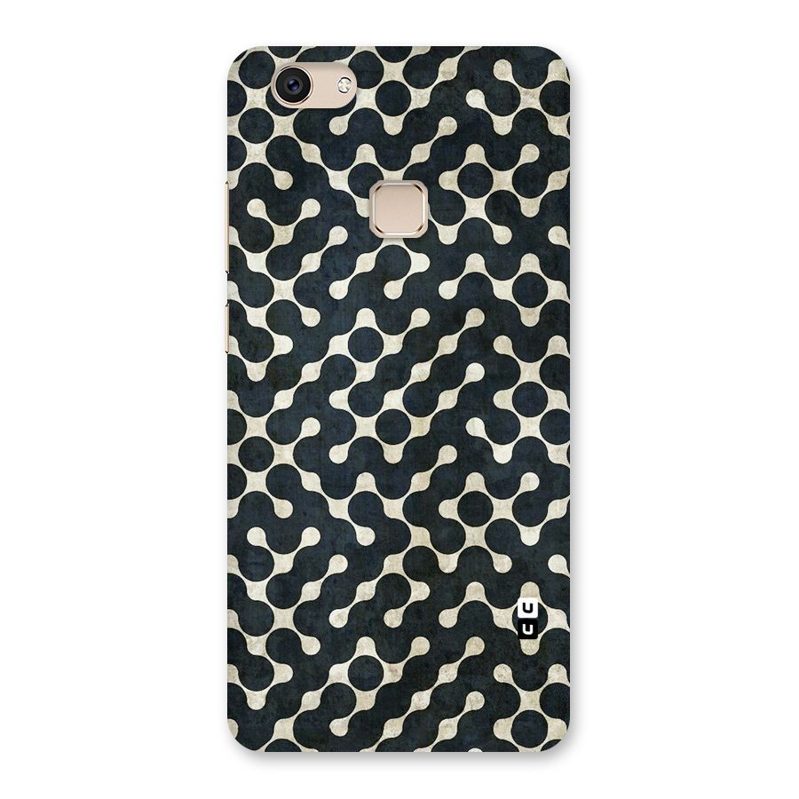 Black Maze Design Back Case for Vivo V7
