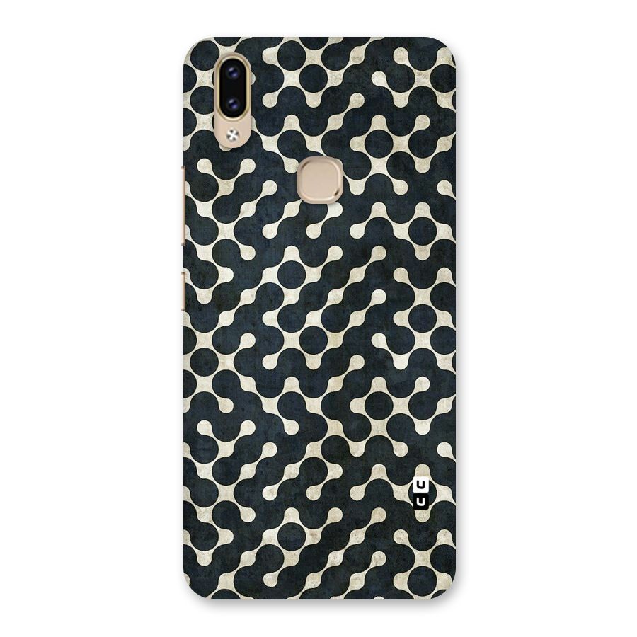 Black Maze Design Back Case for Vivo V9 Youth
