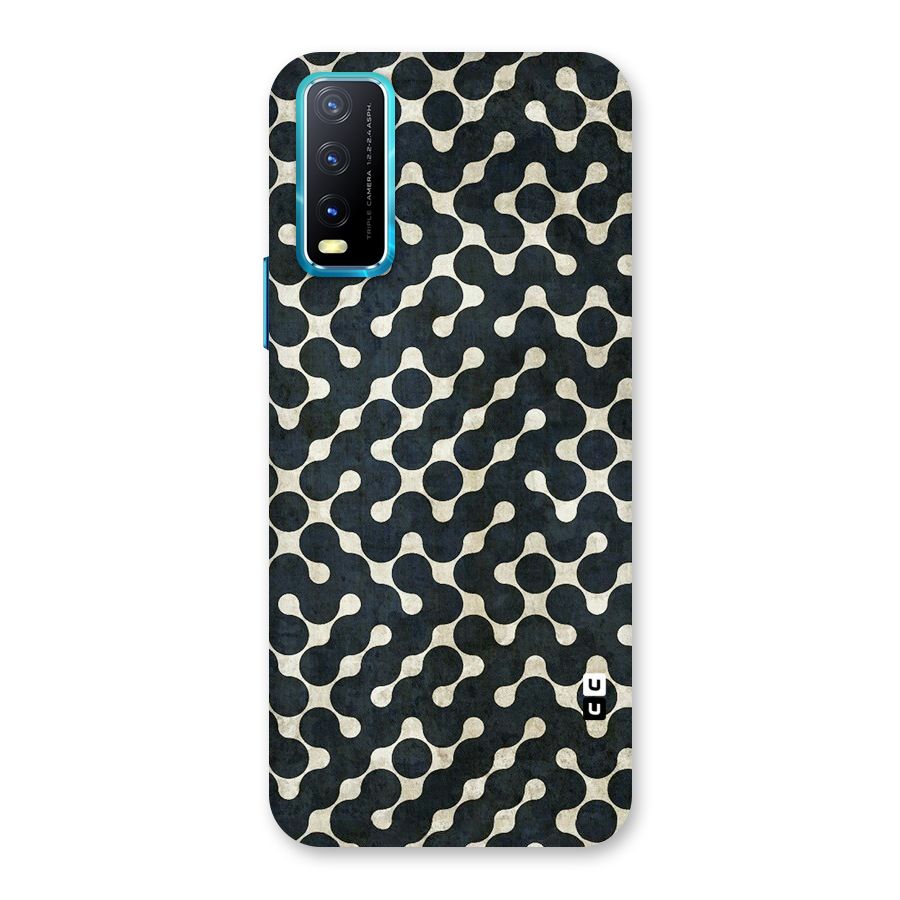 Black Maze Design Back Case for Vivo Y20G