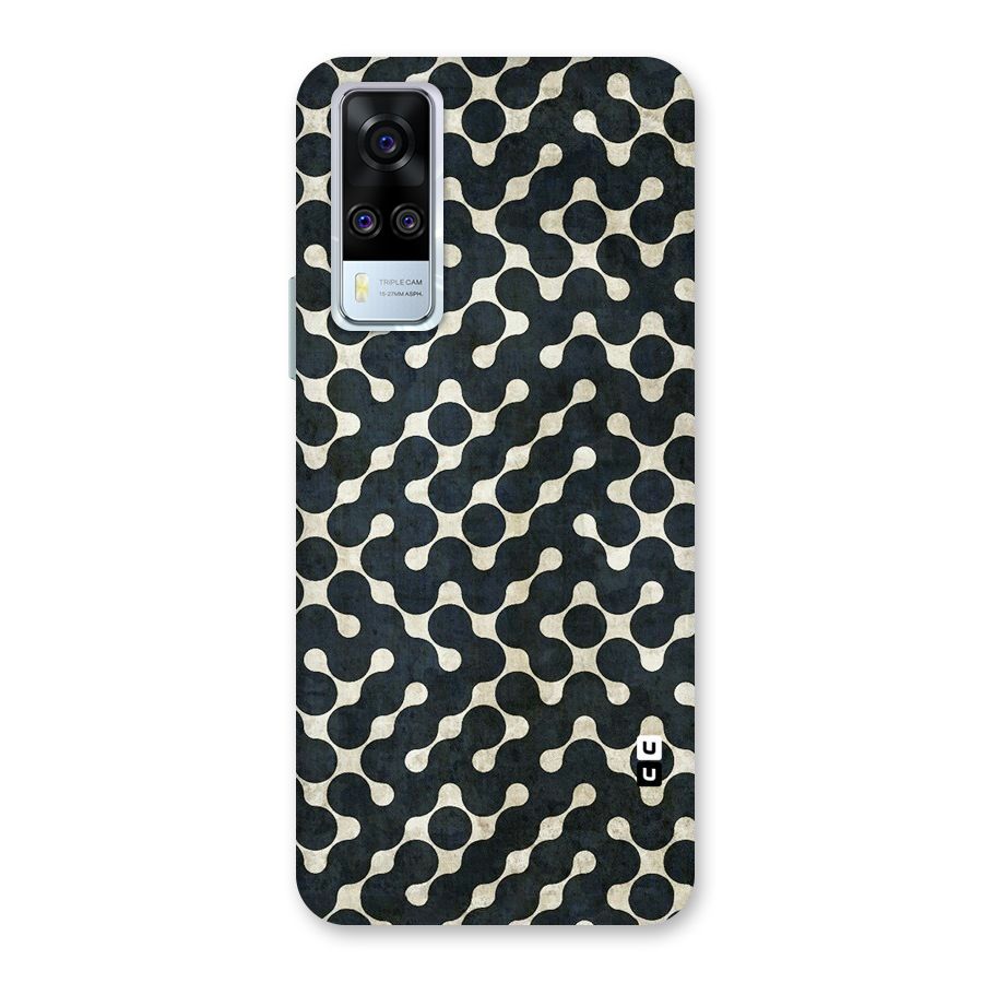 Black Maze Design Back Case for Vivo Y31