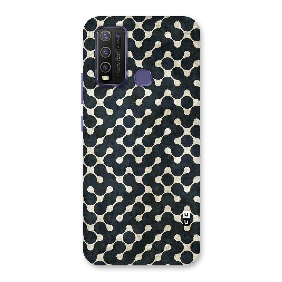 Black Maze Design Back Case for Vivo Y50