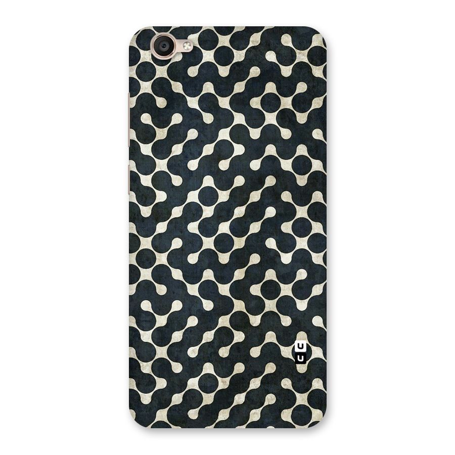 Black Maze Design Back Case for Vivo Y55s