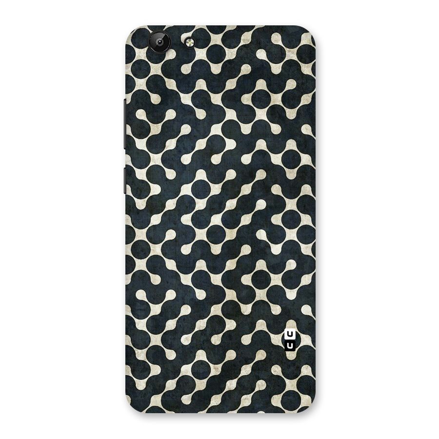 Black Maze Design Back Case for Vivo Y69