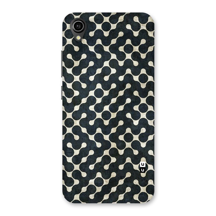 Black Maze Design Back Case for Vivo Y90
