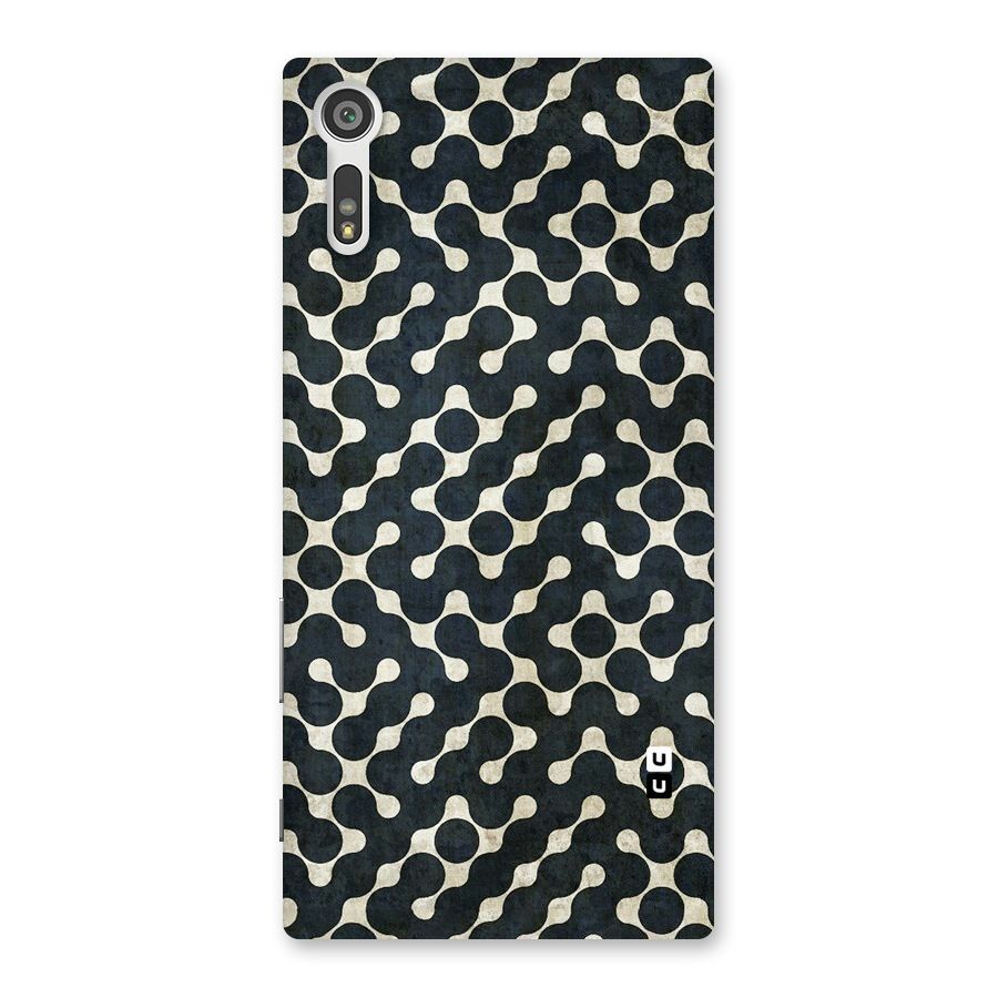 Black Maze Design Back Case for Xperia XZ