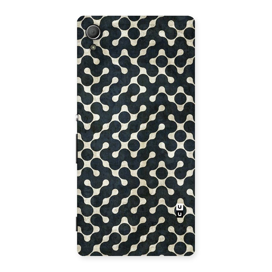 Black Maze Design Back Case for Xperia Z4