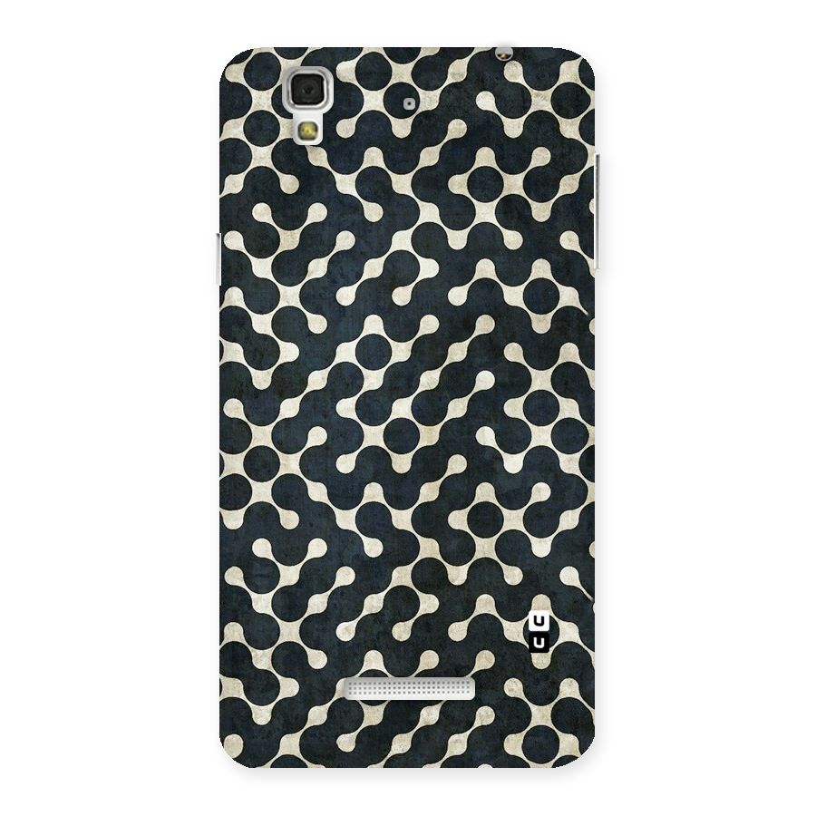 Black Maze Design Back Case for YU Yureka Plus