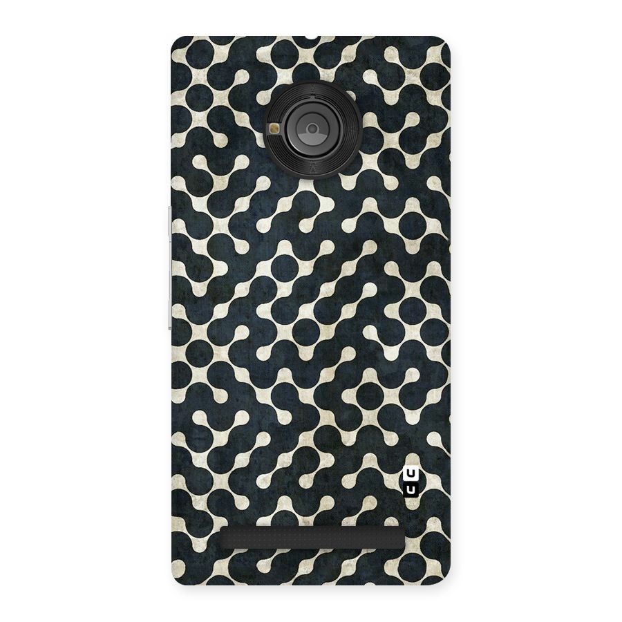 Black Maze Design Back Case for Yu Yuphoria