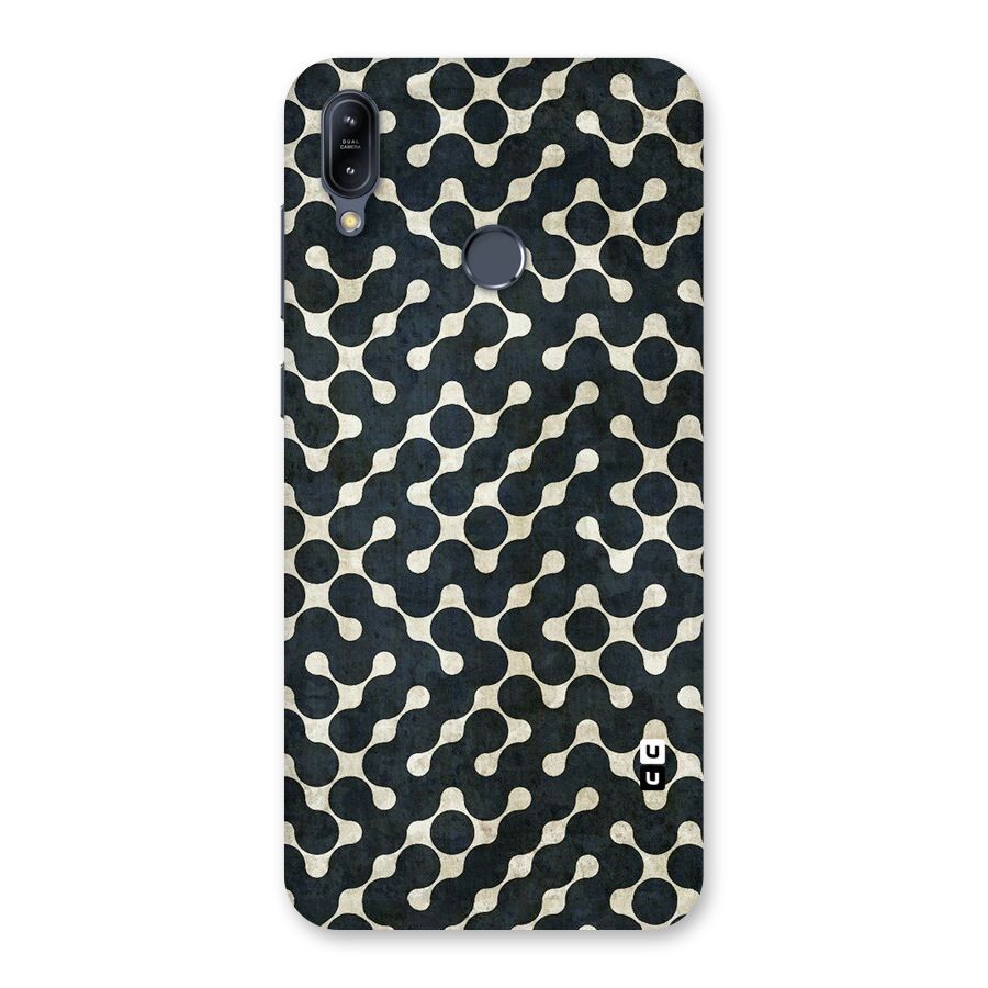 Black Maze Design Back Case for Zenfone Max M2