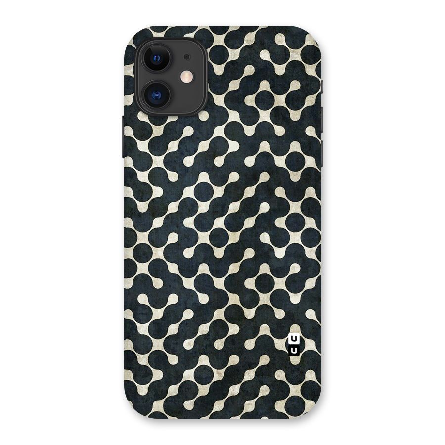 Black Maze Design Back Case for iPhone 11