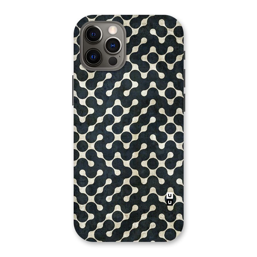 Black Maze Design Back Case for iPhone 12 Pro