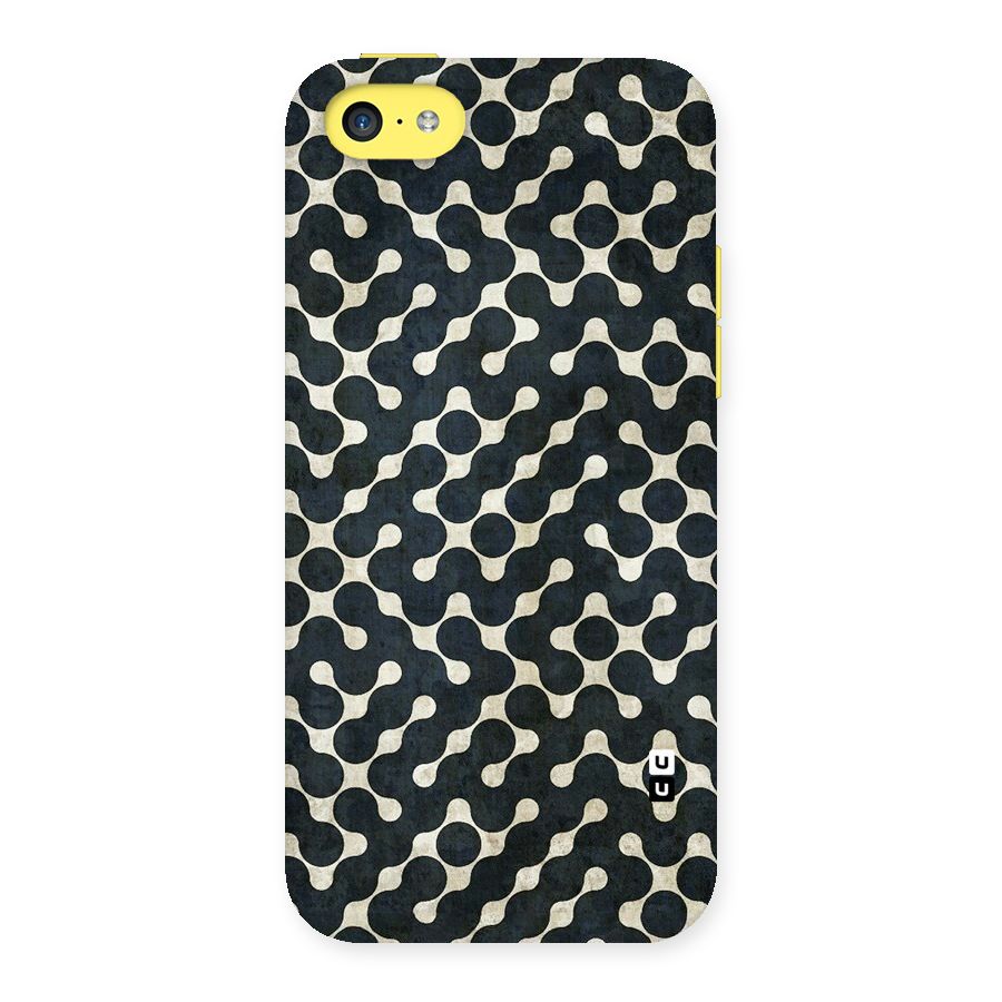 Black Maze Design Back Case for iPhone 5C