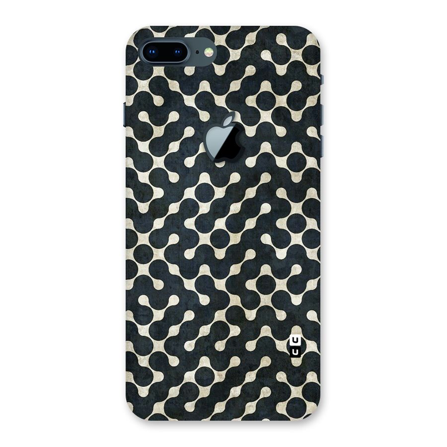 Black Maze Design Back Case for iPhone 7 Plus Apple Cut