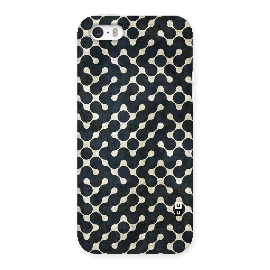 Black Maze Design Back Case for iPhone SE