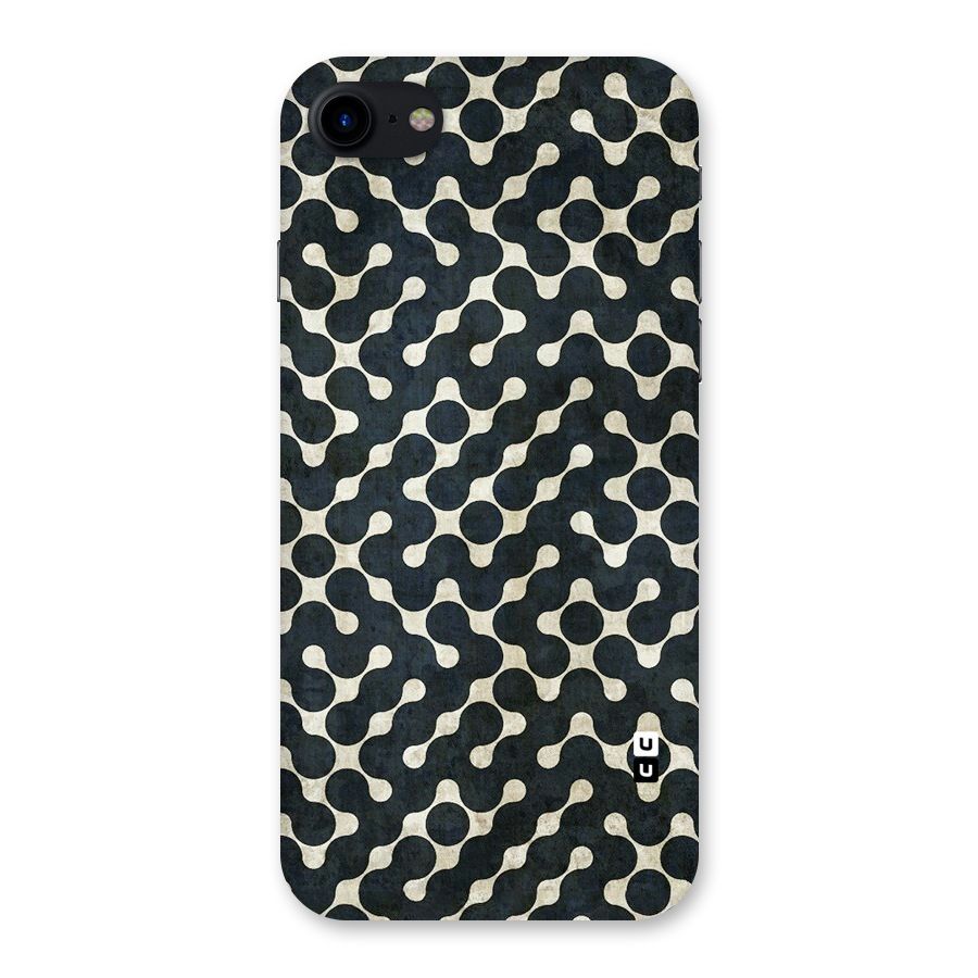 Black Maze Design Back Case for iPhone SE 2020