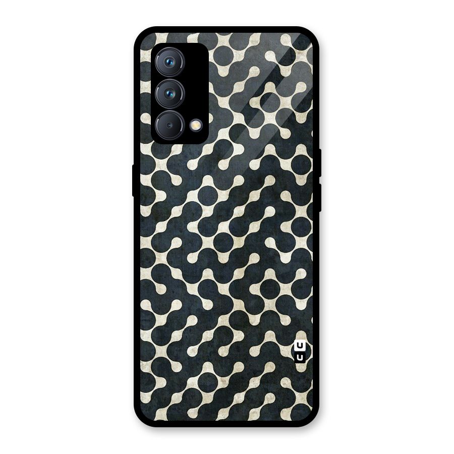 Black Maze Design Glass Back Case for Realme GT Master Edition