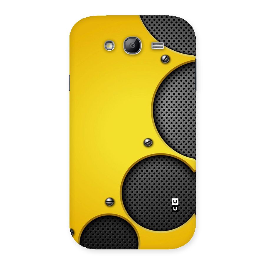 Black Net Yellow Back Case for Galaxy Grand Neo Plus