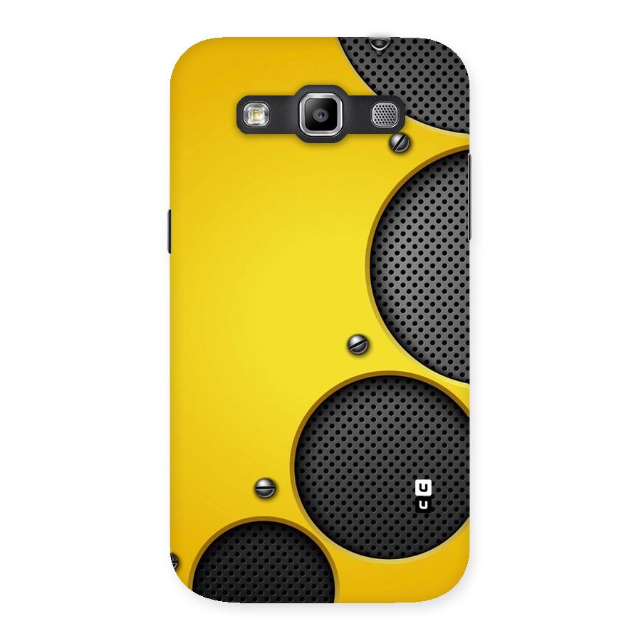 Black Net Yellow Back Case for Galaxy Grand Quattro