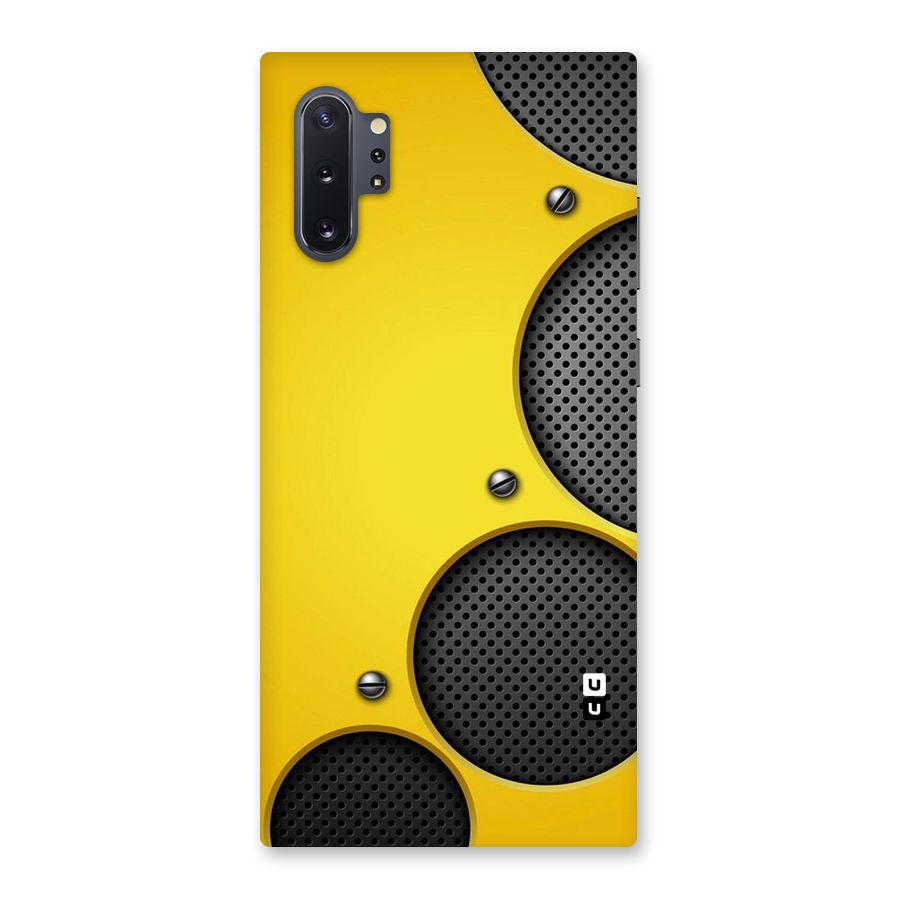 Black Net Yellow Back Case for Galaxy Note 10 Plus
