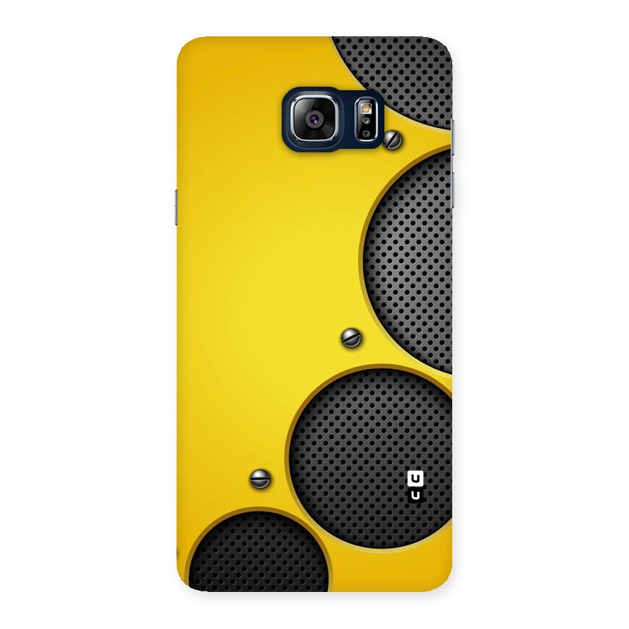 Black Net Yellow Back Case for Galaxy Note 5