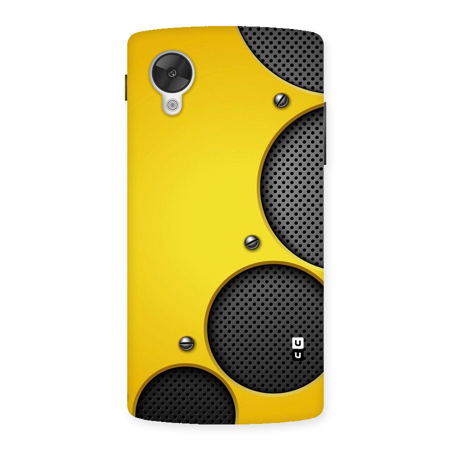 Black Net Yellow Back Case for Google Nexsus 5