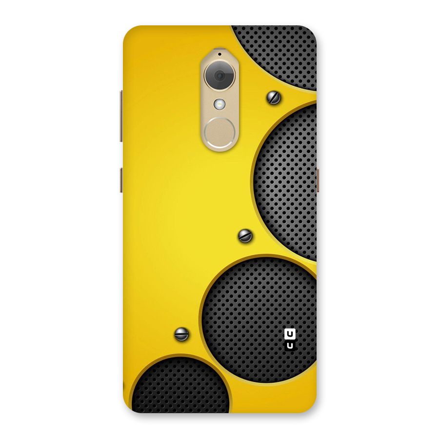 Black Net Yellow Back Case for Lenovo K8