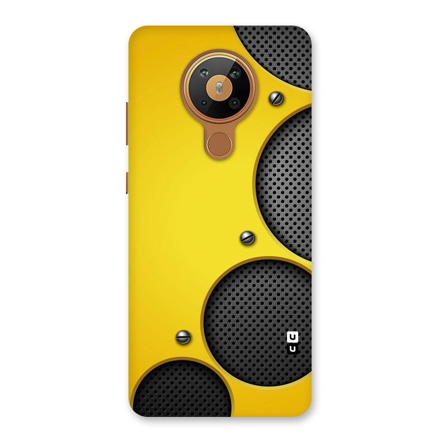 Black Net Yellow Back Case for Nokia 5.3