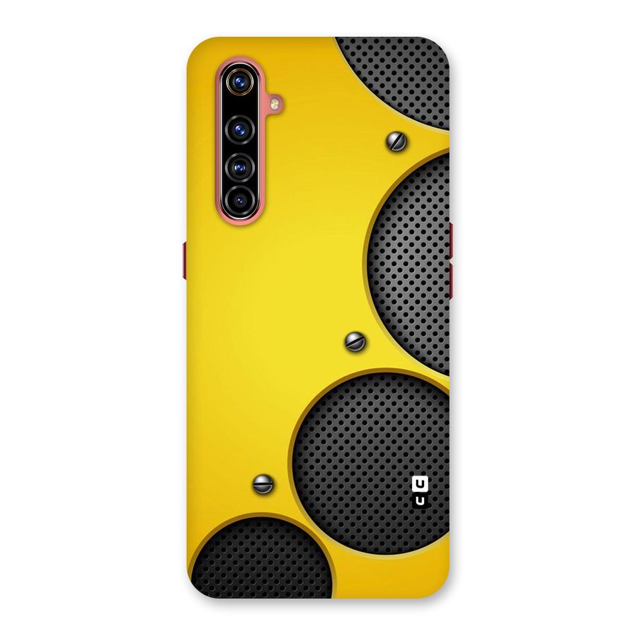 Black Net Yellow Back Case for Realme X50 Pro