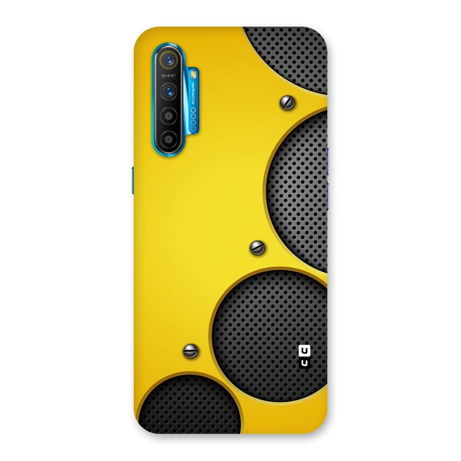 Black Net Yellow Back Case for Realme XT