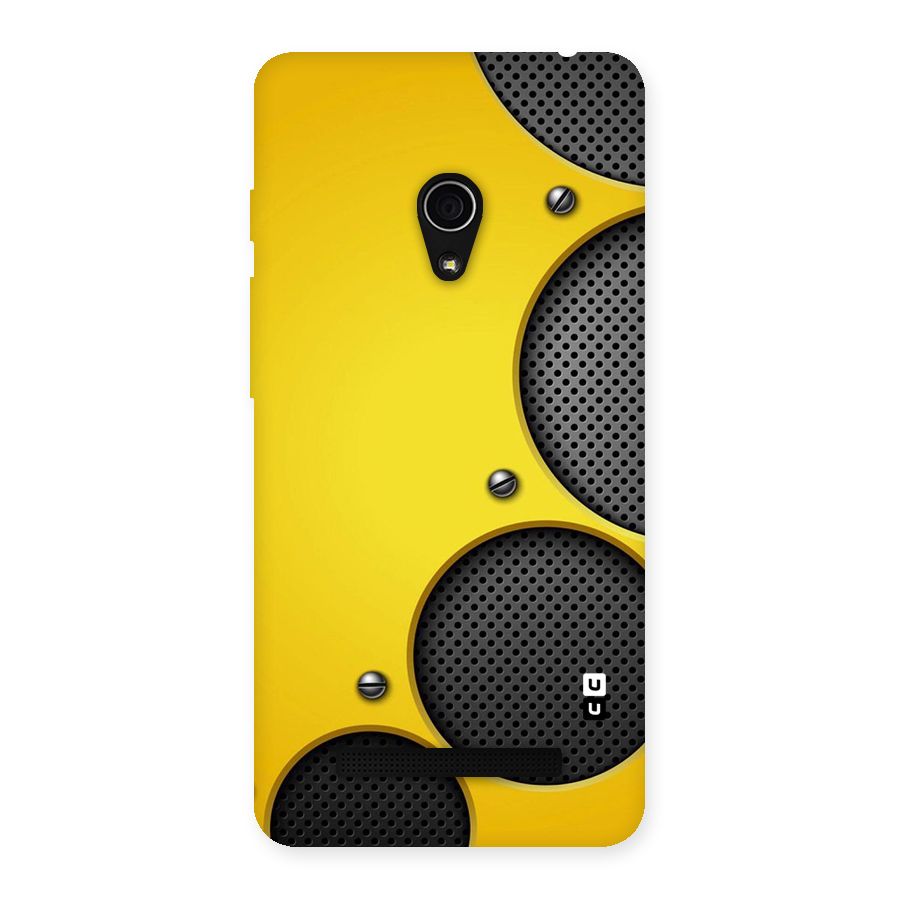 Black Net Yellow Back Case for Zenfone 5