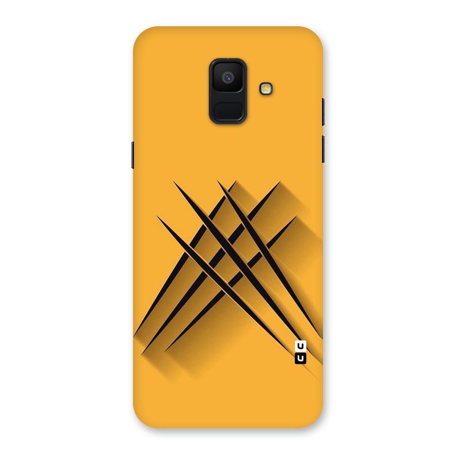 Black Paws Back Case for Galaxy A6 (2018)