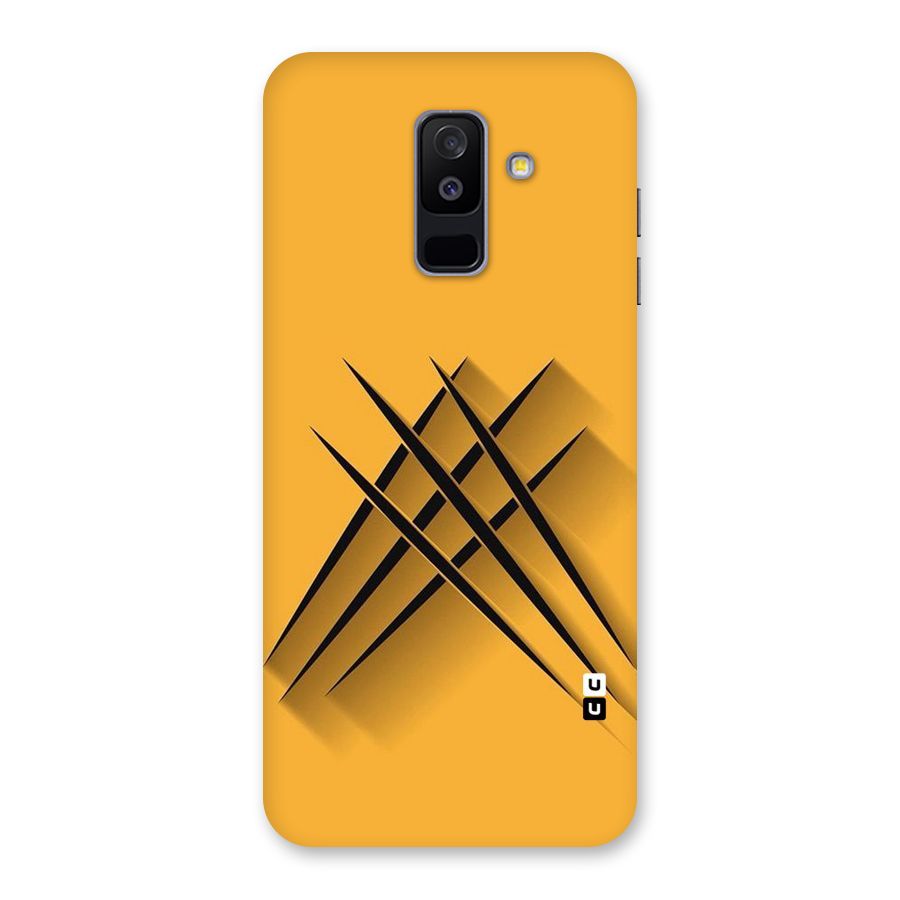 Black Paws Back Case for Galaxy A6 Plus