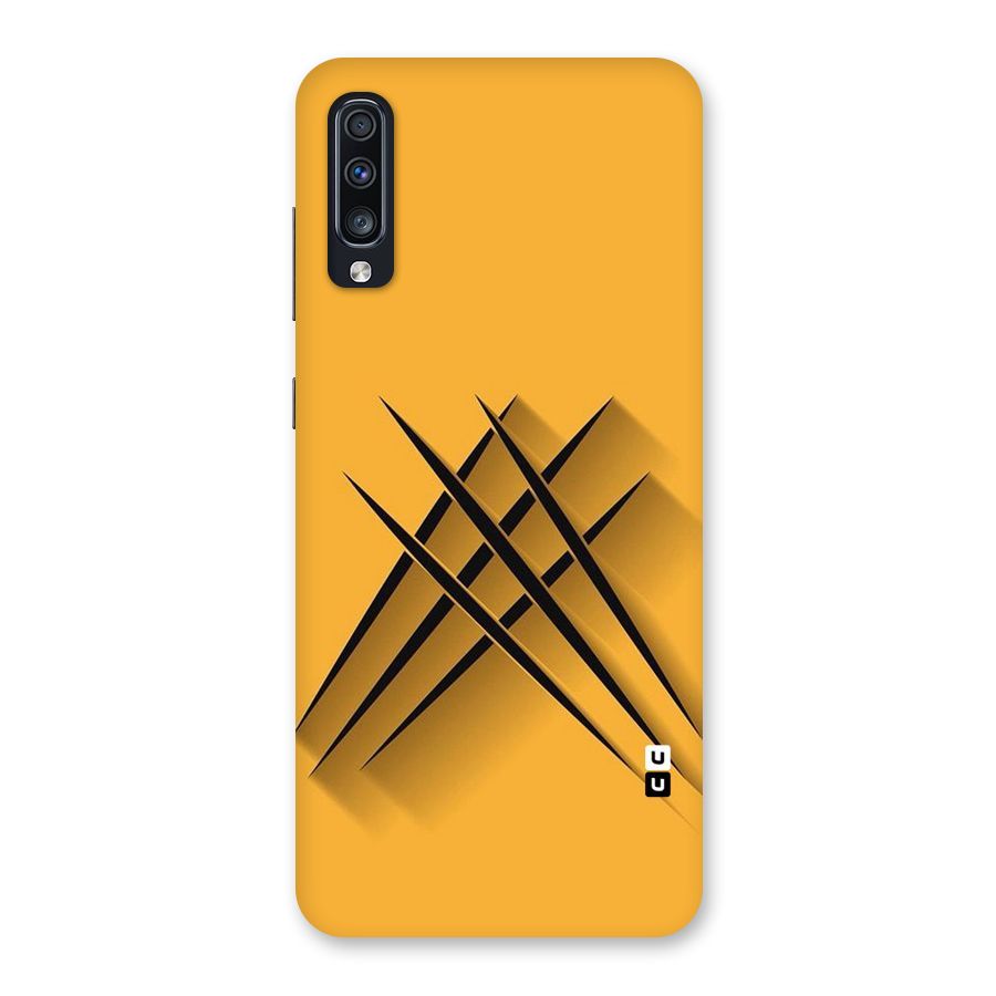 Black Paws Back Case for Galaxy A70