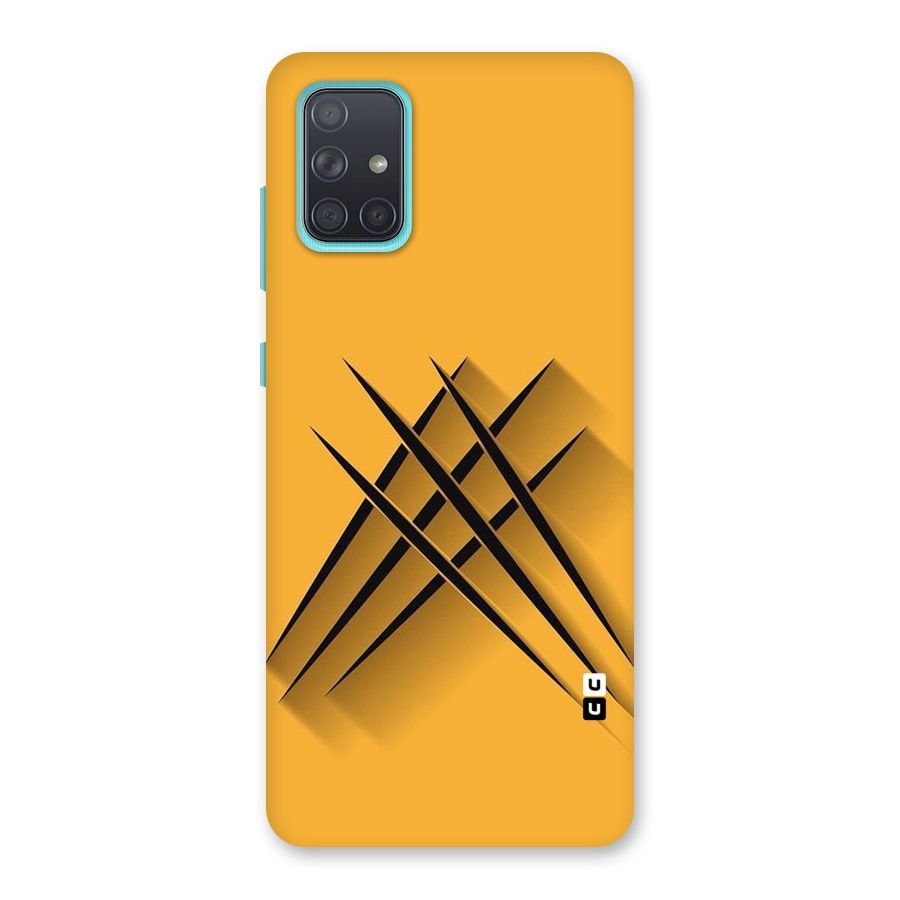 Black Paws Back Case for Galaxy A71